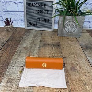 💜 Tory Burch small glasses Case with dust bag for glasses